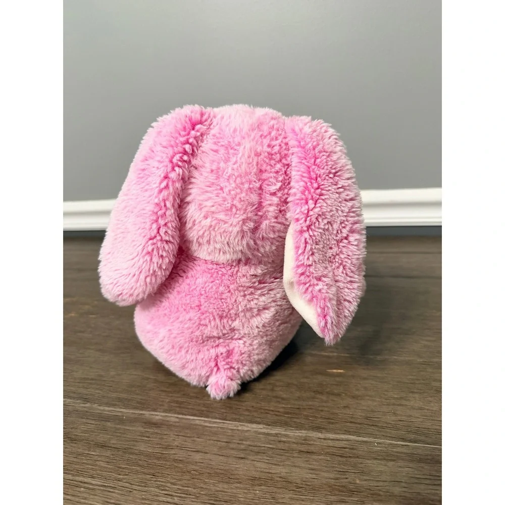 Vintage Hugfun Pink Bunny with‎ Neck Ribbon Plush